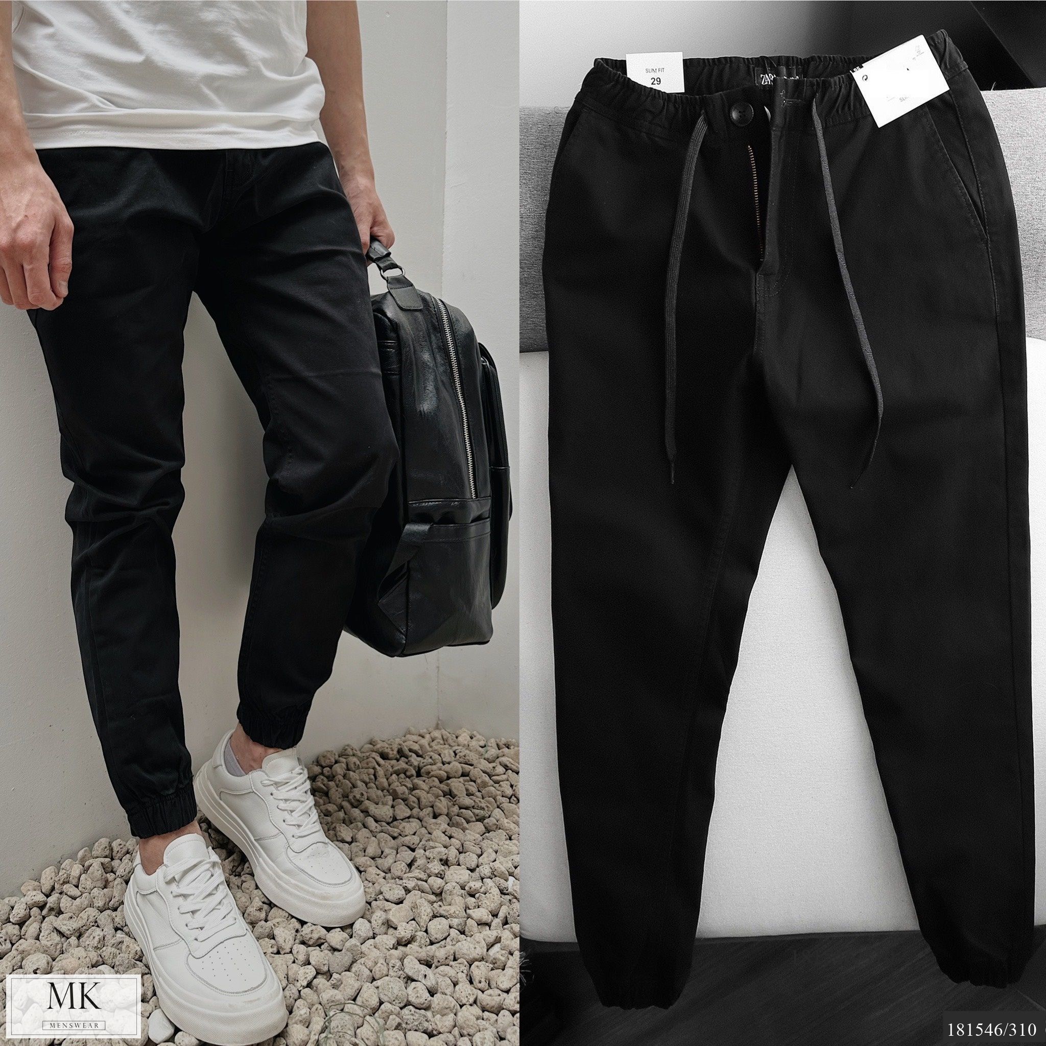  Quần Jogger Kaki Trơn 