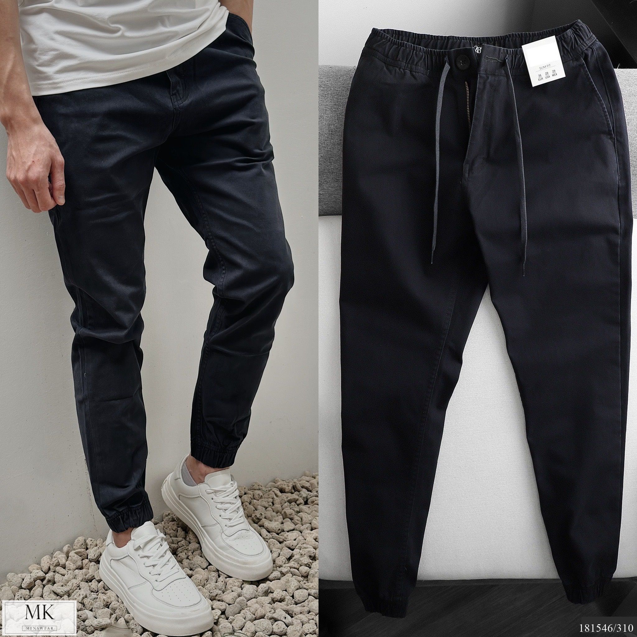  Quần Jogger Kaki Trơn 