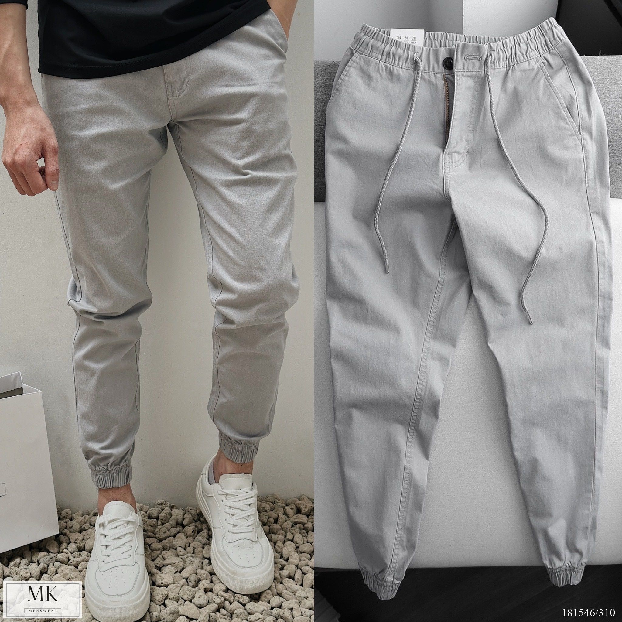  Quần Jogger Kaki Trơn 