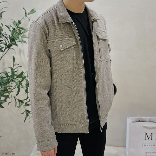  [ẢNH THẬT] Áo Khoác Dạ Cổ Bẻ Kard Nam Nữ 2 Màu Xanh/Nâu 