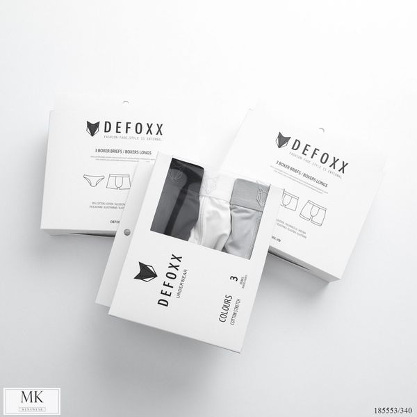  [ẢNH THẬT] Hộp Underwear Defoxx Cotton Silk (Hộp 4 Cái) 