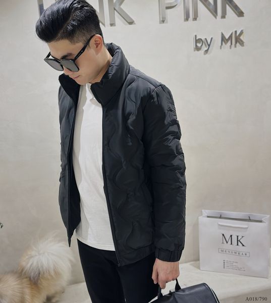  [ẢNH THẬT] Áo Phao Lông Vũ Nam Nữ A018 Đen/Trắng 