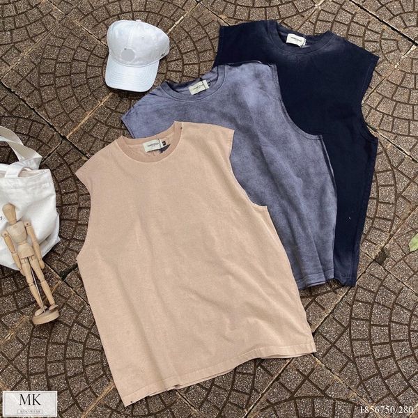  [ẢNH THẬT] Áo Tank Top Nam Loang Đen/Ghi/Be 