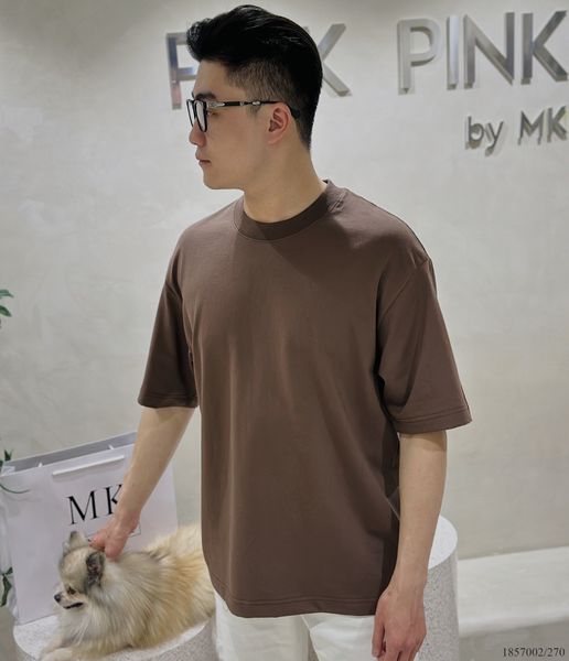  [ẢNH THẬT] Áo Phông Ngắn Tay Toptrend Nam Nữ Trơn Đen/Trắng/Nâu 