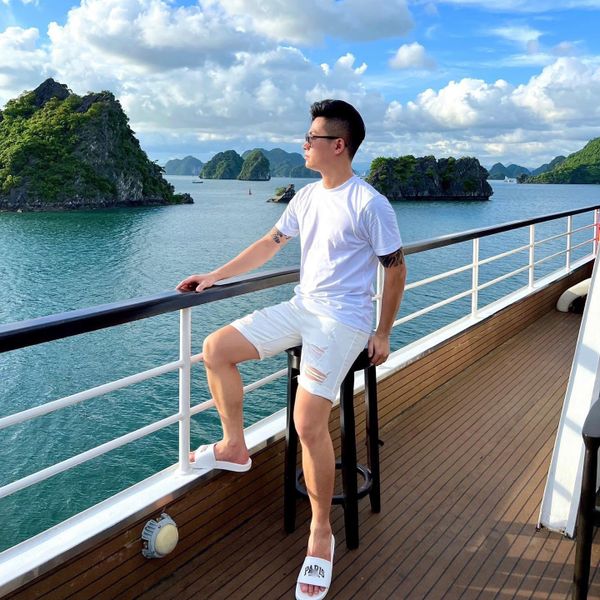  [ẢNH THẬT] Quần Short Jean Rách Màu Đen/Trắng Basic Dáng Hàn 