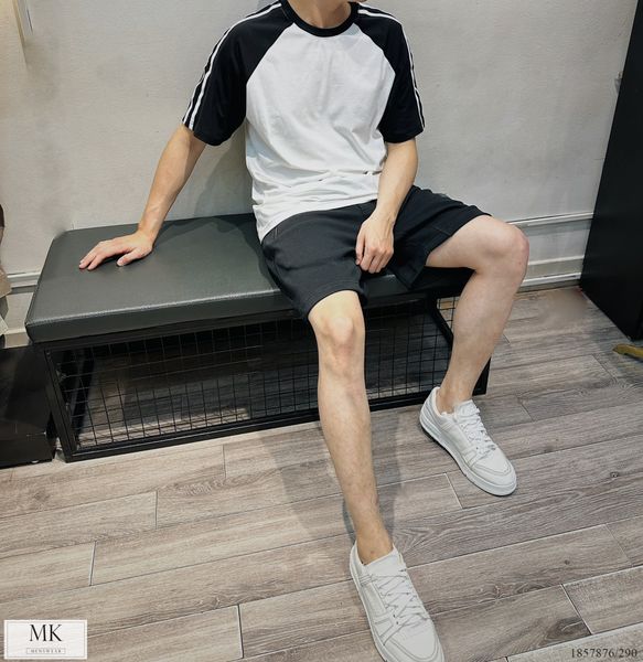  [ẢNH THẬT] Quần Short Nỉ Nam Đen Trơn Túi Khoá 23 