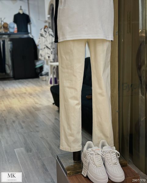  [ẢNH THẬT] Quần Jean Nam Trơn Dáng Suông Be/X2007 