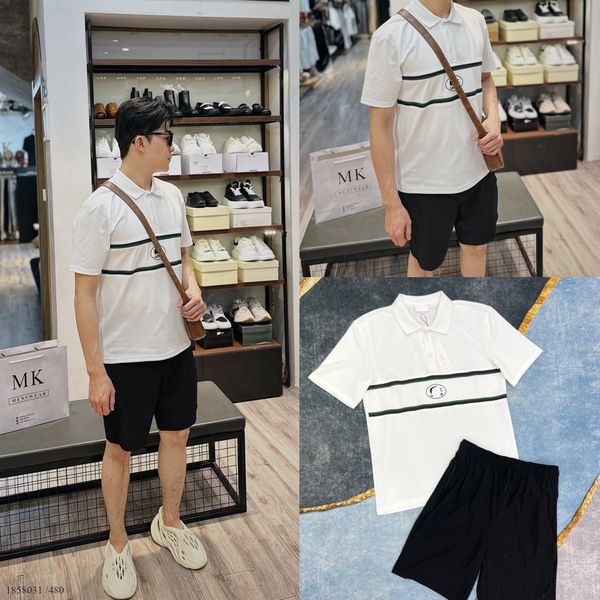  [ẢNH THẬT] Set Bộ Ngắn Tay Nam Cải Sọc Ngực 23 