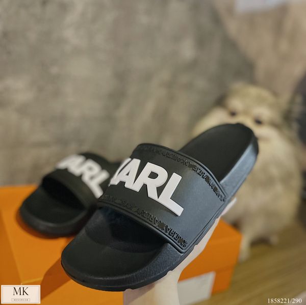  [ẢNH THẬT] Dép Nam Đen Chữ 