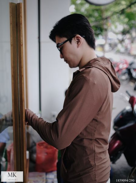  [Ảnh Thật] Áo Chống Nắng Nam Trơn Chất Cotton Thông Hơi Chống Tia UV Cực Tốt 
