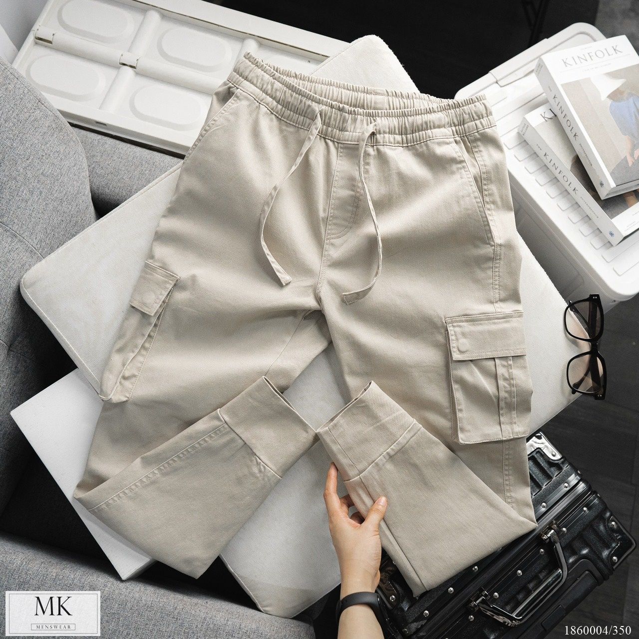  [ẢNH THẬT] Quần Jogger Kaki Túi Hộp Cá Tính, Tiện Lợi 