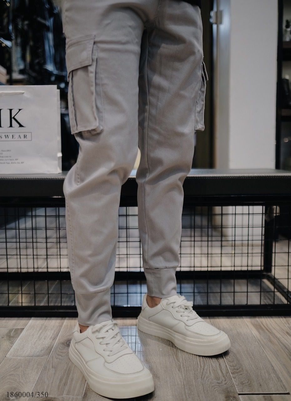 [ẢNH THẬT] Quần Jogger Kaki Túi Hộp Cá Tính, Tiện Lợi 