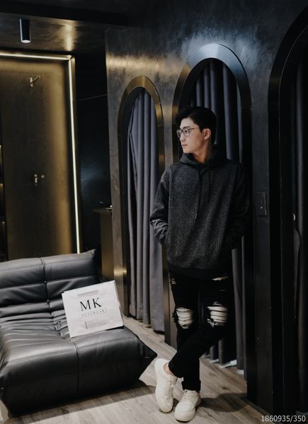  [ẢNH THẬT] Áo Hoodie Nỉ Nam Nữ Trơn Màu Muối Tiêu Basic 