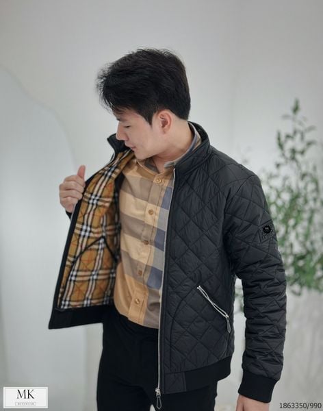  [ẢNH THẬT] Áo Khoác Phao Nam Nữ Duy Nhất Màu Đen Trần Bông Siêu Ấm 