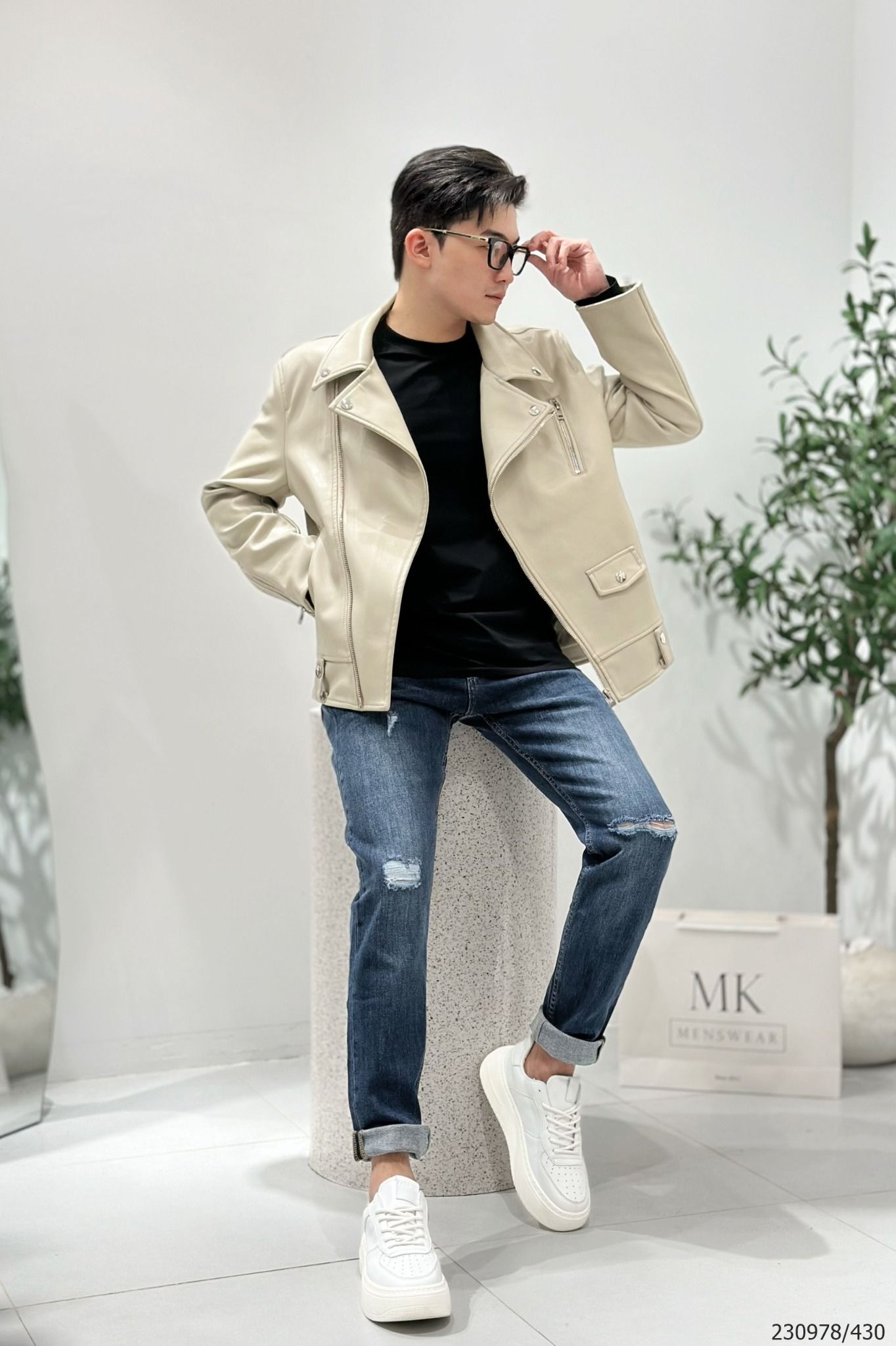  [ẢNH THẬT] Quần Jean Nam Defoxx 230978 - X.Đậm Rách 