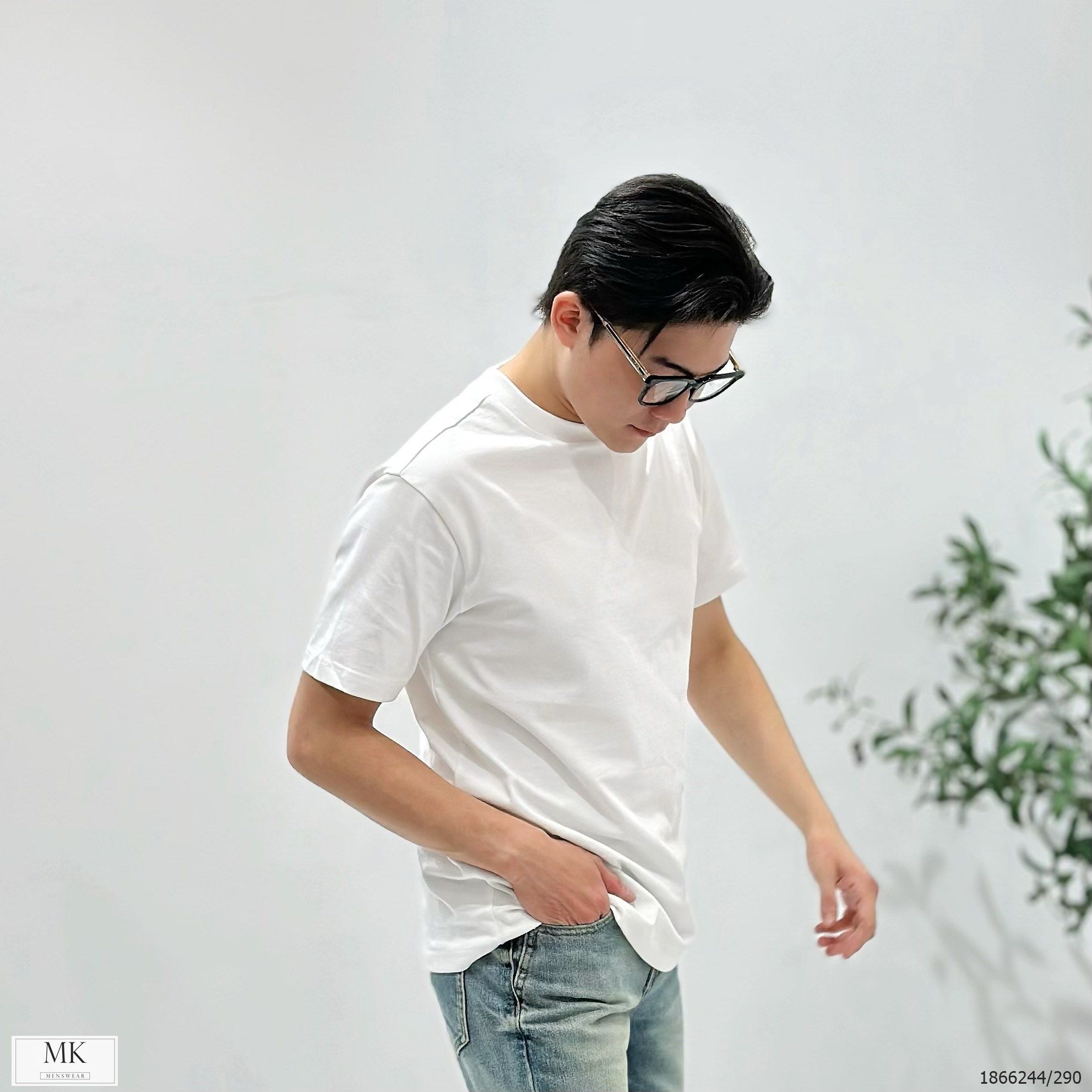  [ẢNH THẬT] Áo Phông Trơn Ngắn Tay Nam Nữ Cao Cấp 2 Màu Đen/Trắng Basic 23 