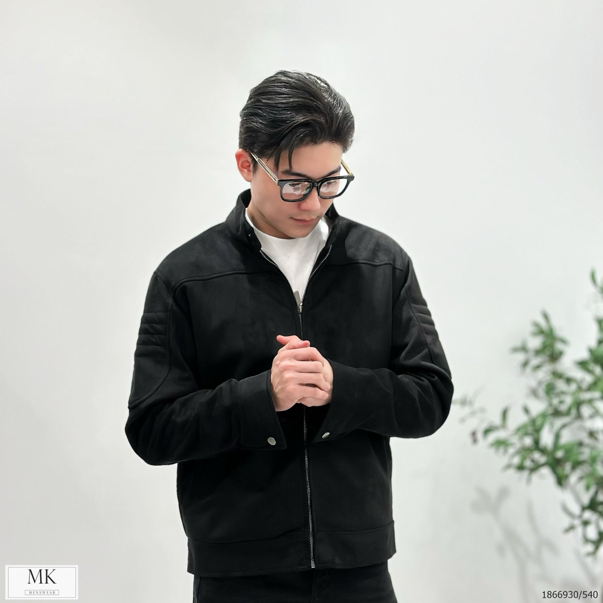  [ẢNH THẬT] Áo Khoác Da Lộn Lót Lông Nam Nữ Trơn KAF 4 Màu Đen/Ghi Đậm/Vàng Bò/Rêu 