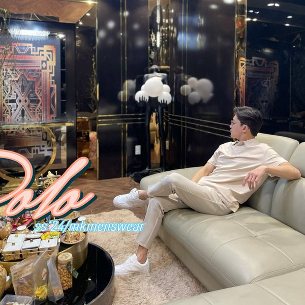  Áo Polo Ngắn Tay Nam Nữ Trơn Đen/Trắng/Be/Ghi 90001 