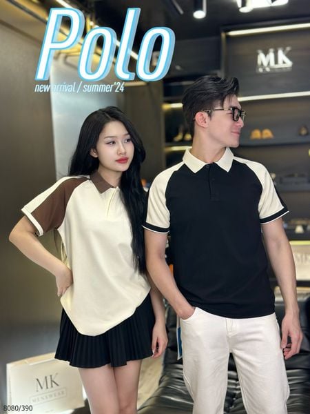  [ẢNH THẬT] Áo Polo Ngắn Tay Nam Nữ 8080 