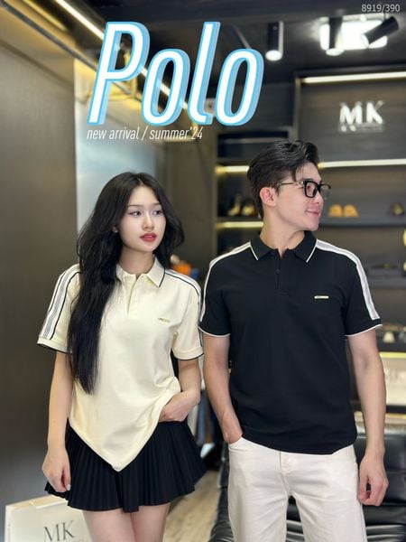  [ẢNH THẬT] Áo Polo Ngắn Tay Nam Nữ 8919 