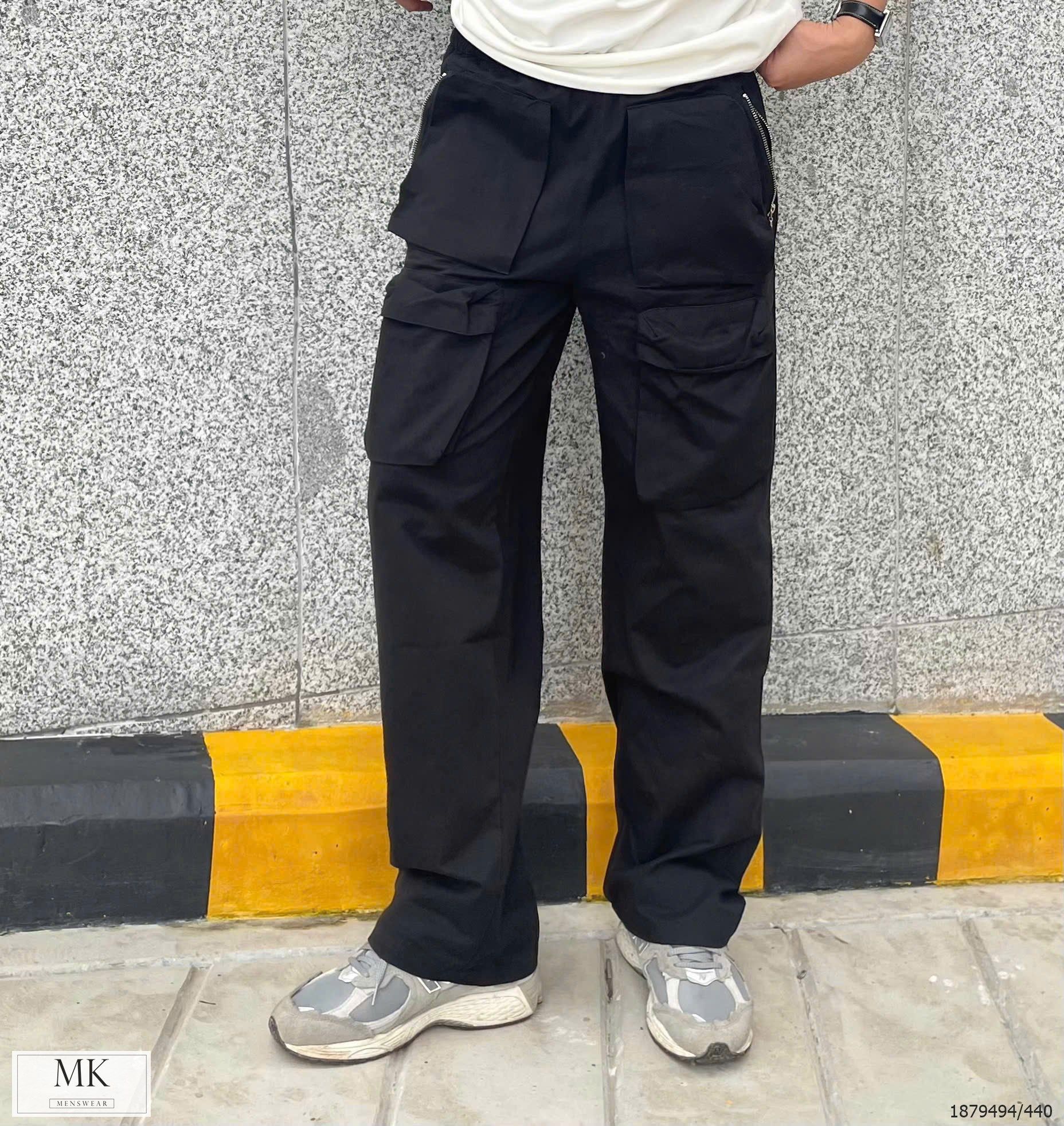  [ẢNH THẬT] Quần Kaki Nam Trơn Dáng Suông Youth Túi Hộp Đen/Nâu 24 