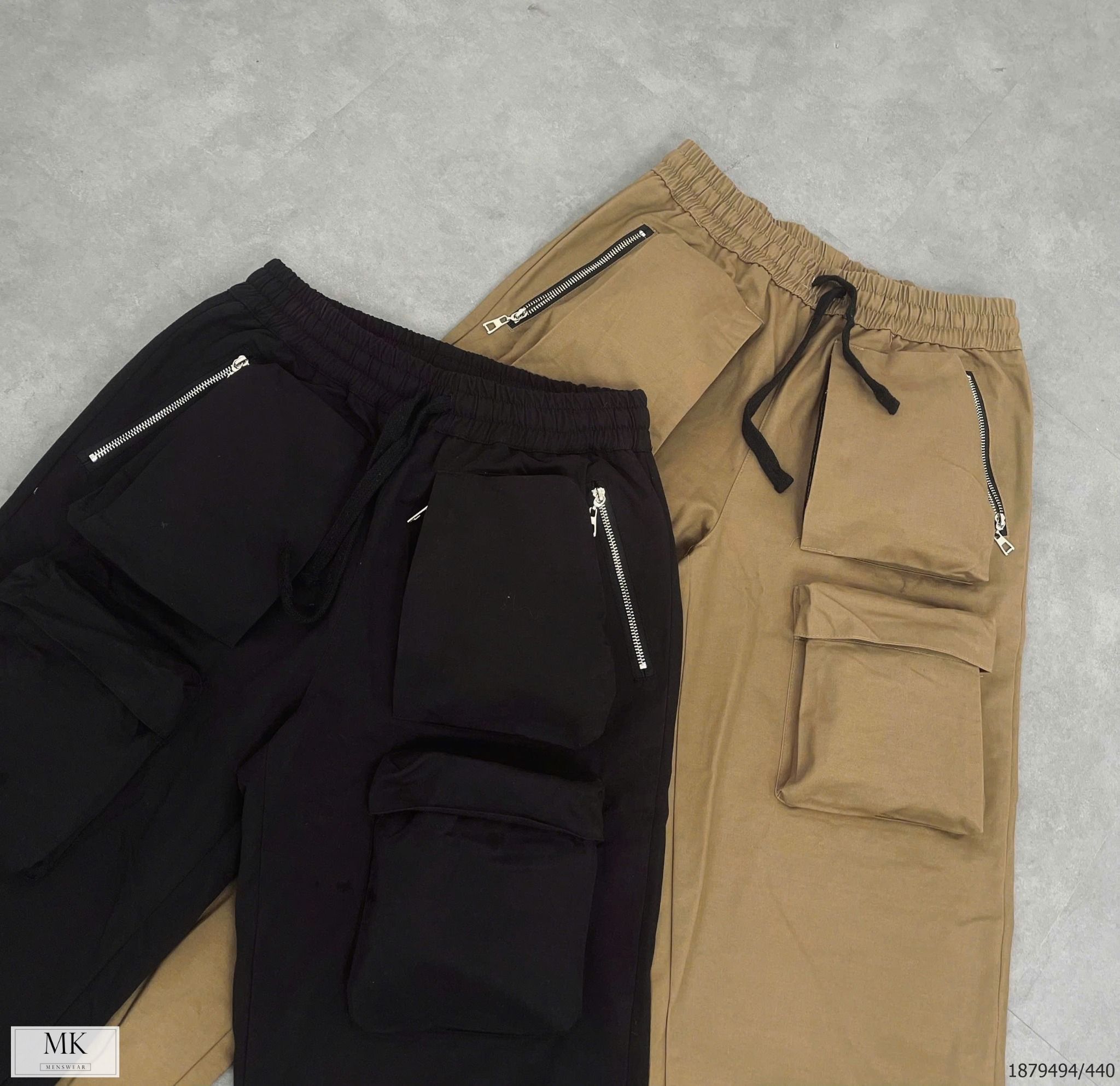  [ẢNH THẬT] Quần Kaki Nam Trơn Dáng Suông Youth Túi Hộp Đen/Nâu 24 