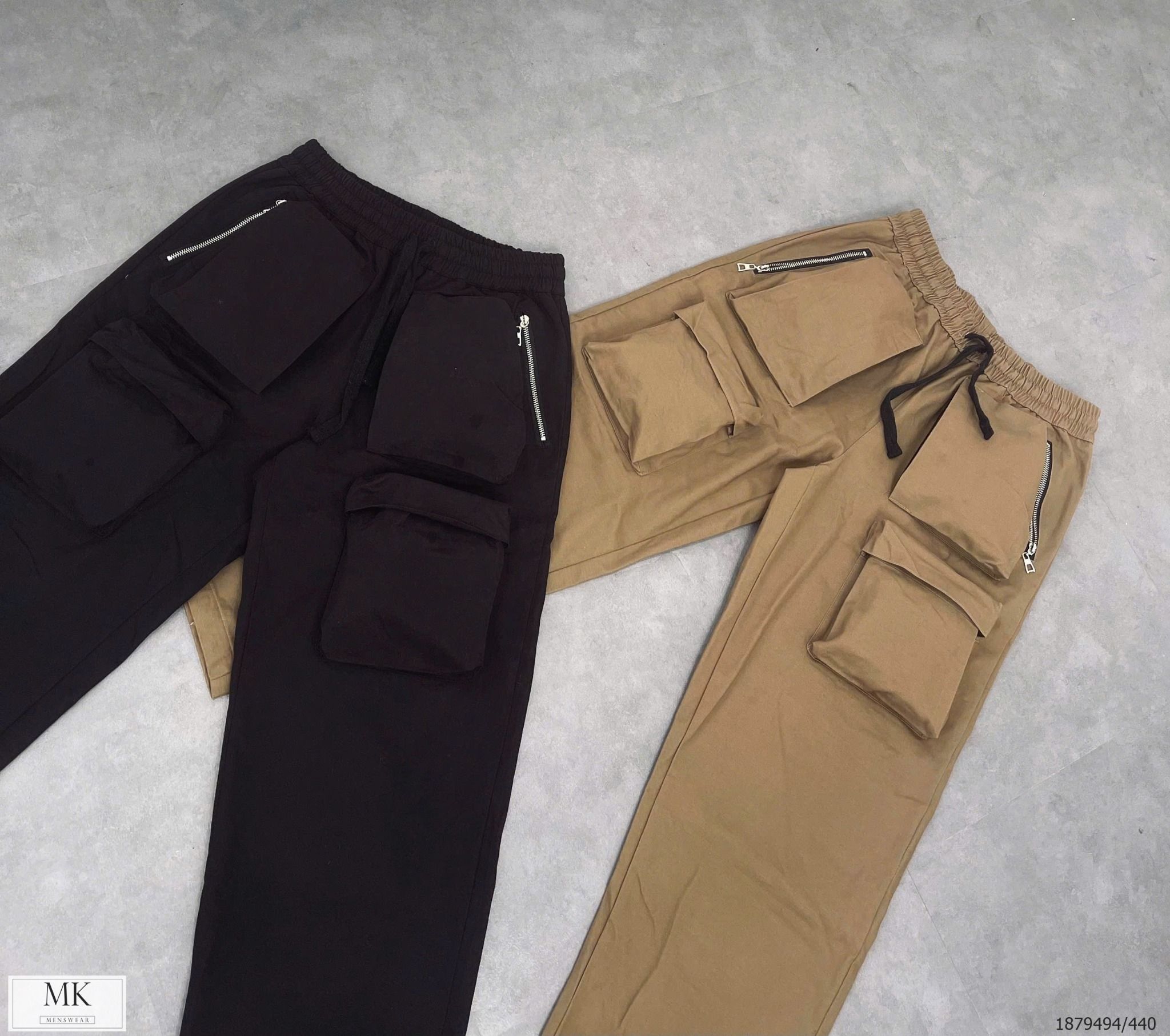  [ẢNH THẬT] Quần Kaki Nam Trơn Dáng Suông Youth Túi Hộp Đen/Nâu 24 