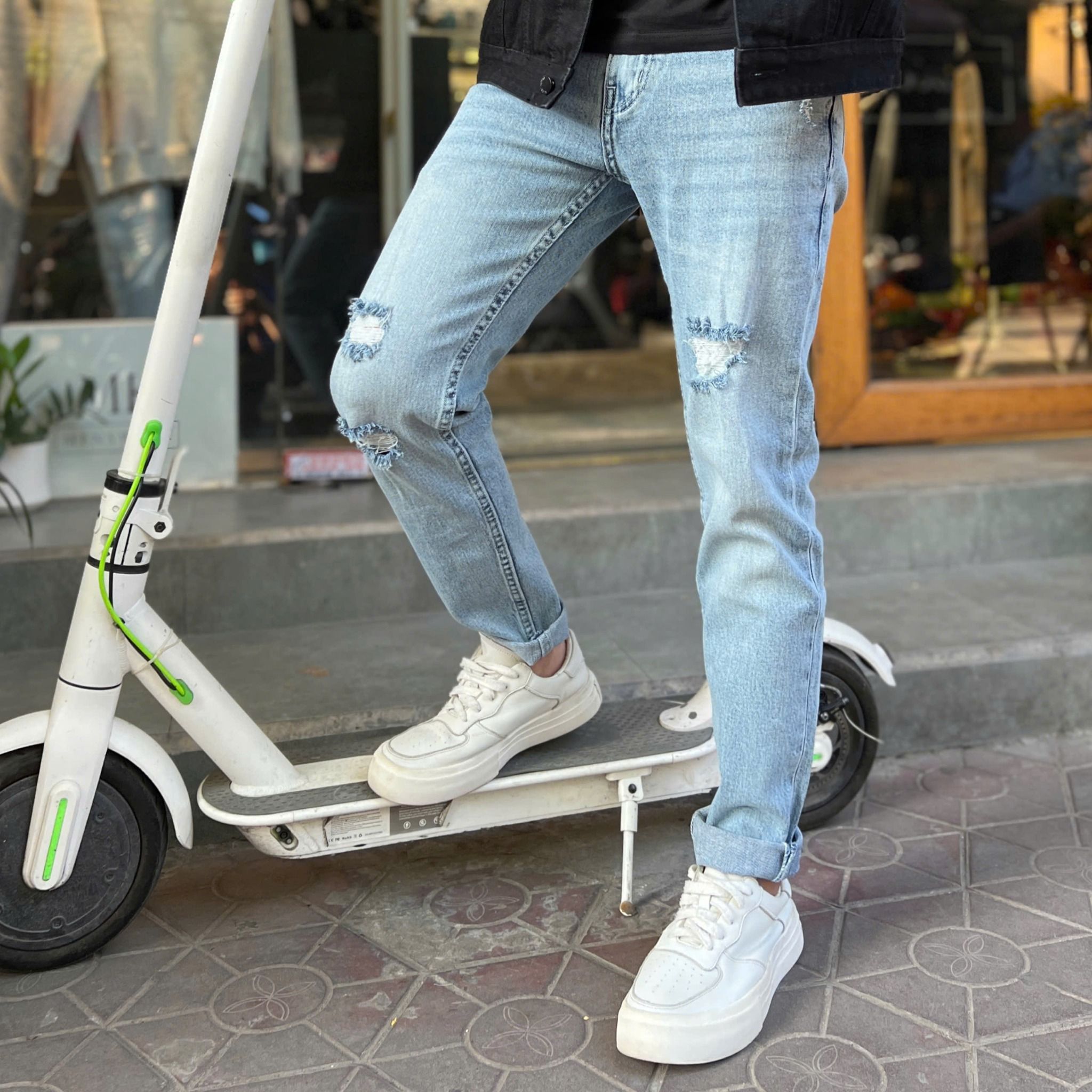  MK Quần Jean Defoxx 240805 Rách 