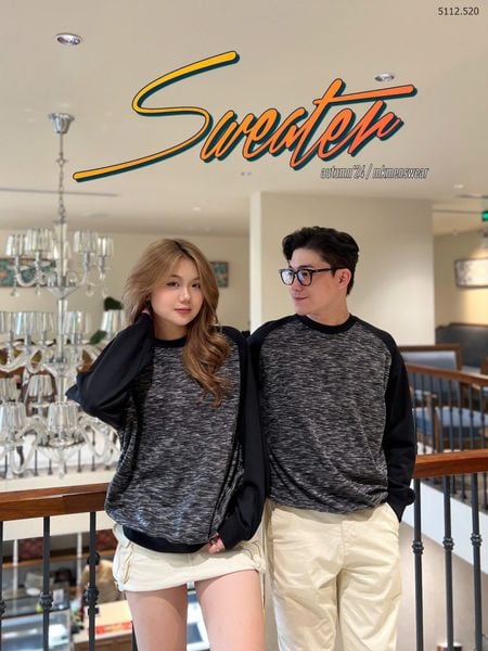 [MK ẢNH THẬT] Áo Dài Tay Sweater Nỉ Nam XT 5112 Phối Tay 