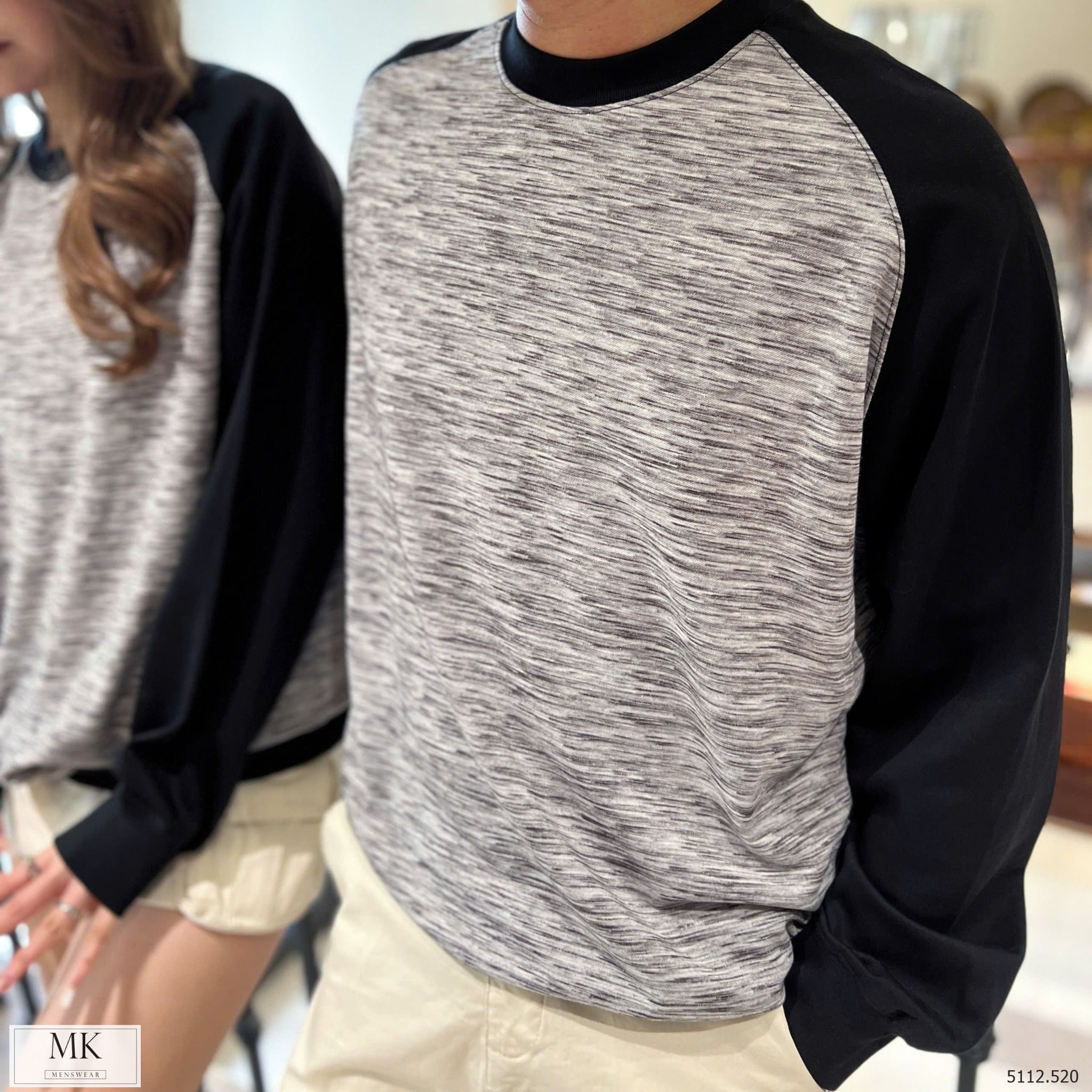  [MK ẢNH THẬT] Áo Dài Tay Sweater Nỉ Nam XT 5112 Phối Tay 