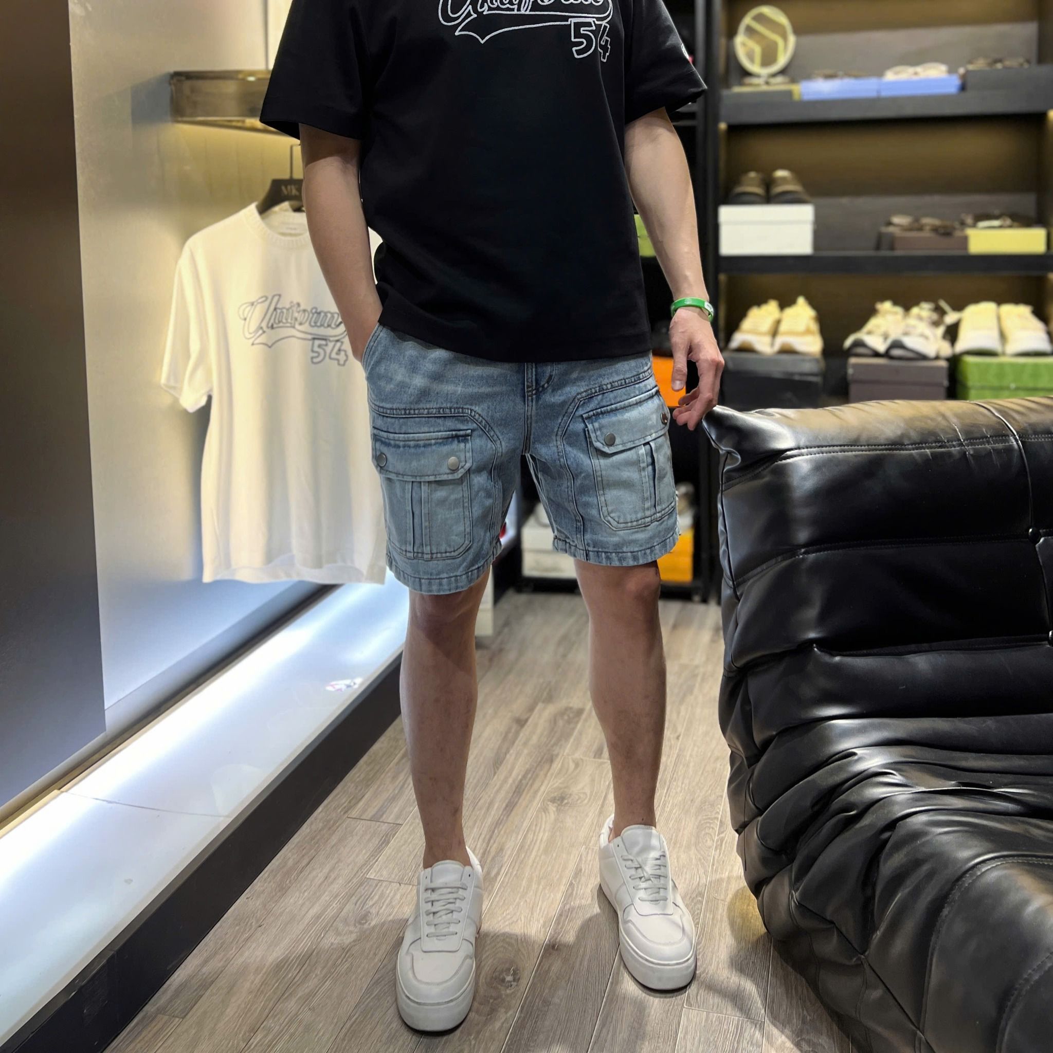  [ẢNH THẬT] Short Jean Túi Hộp Nam 3 Màu 25 