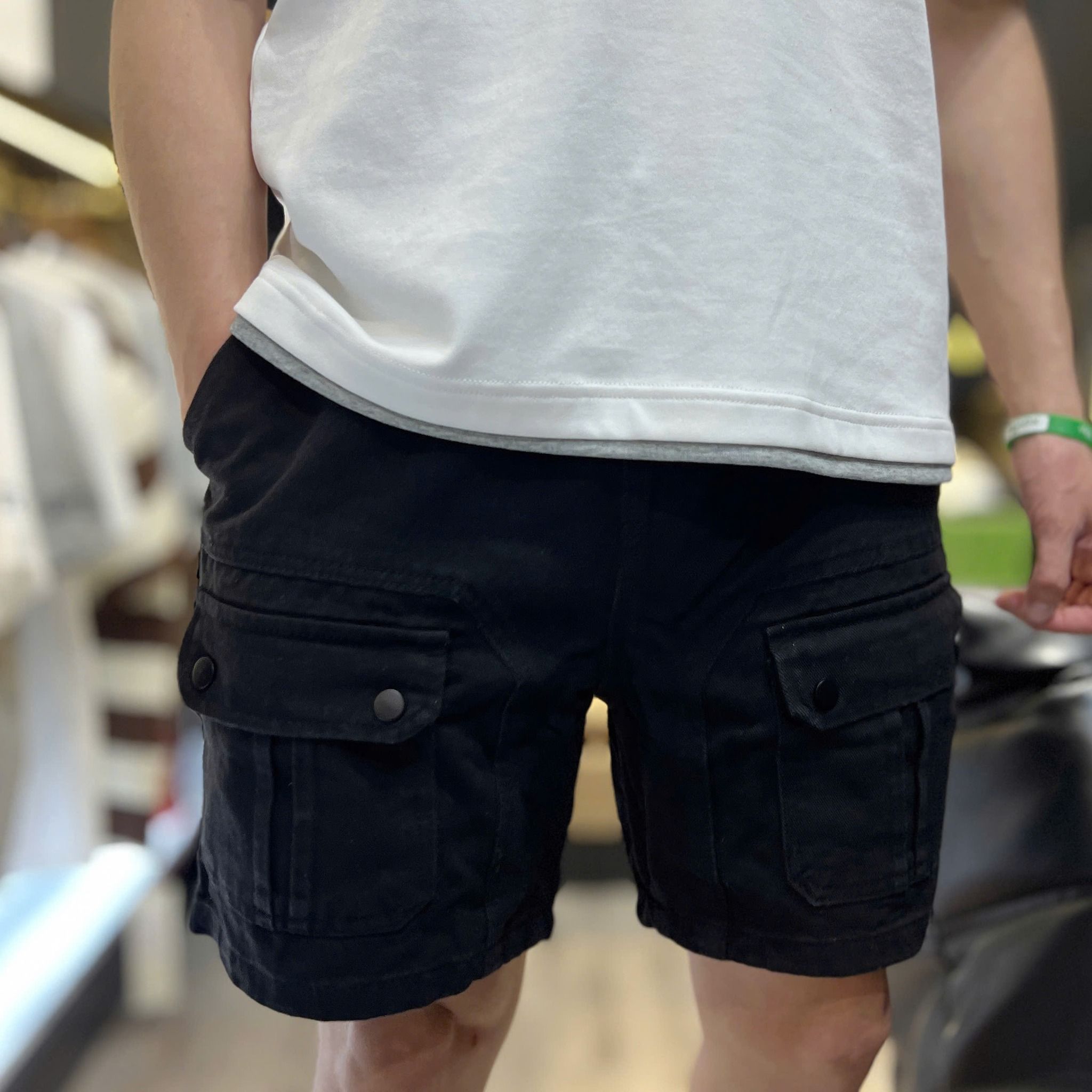  [ẢNH THẬT] Short Jean Túi Hộp Nam 3 Màu 25 