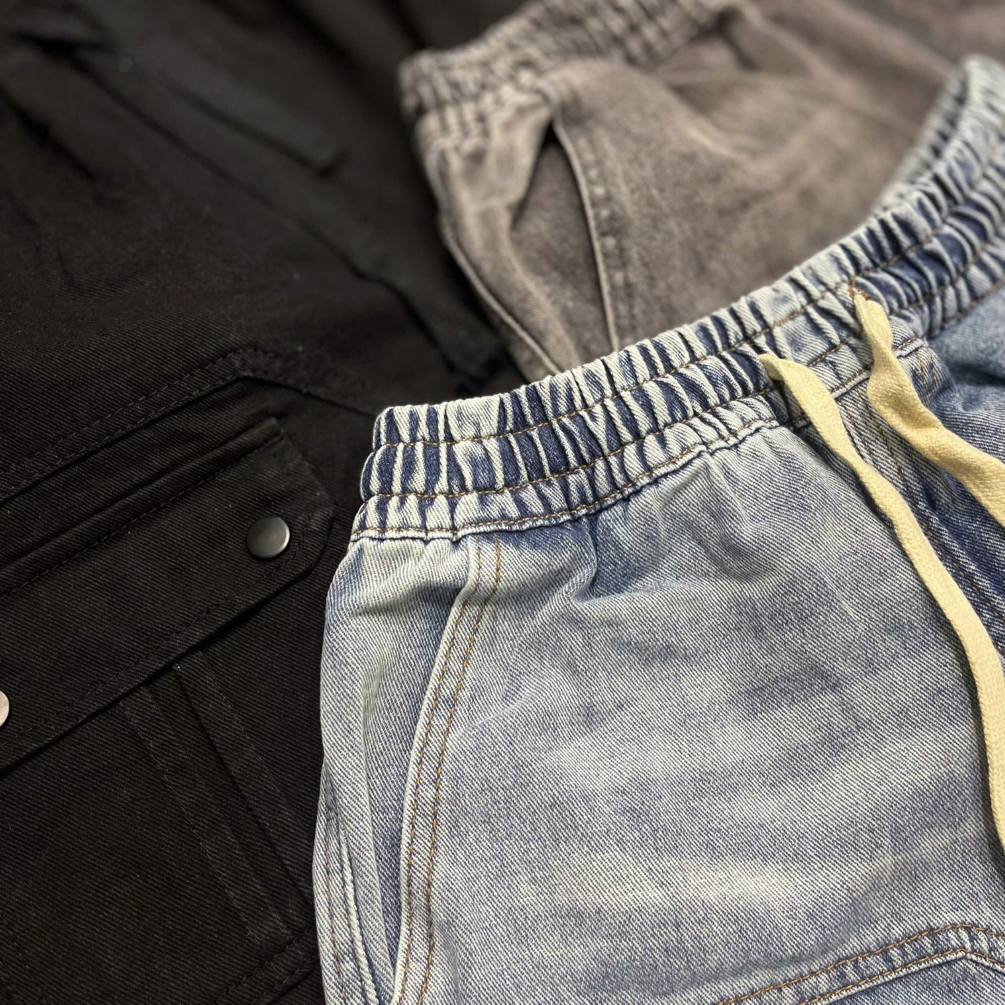  [ẢNH THẬT] Short Jean Túi Hộp Nam 3 Màu 25 