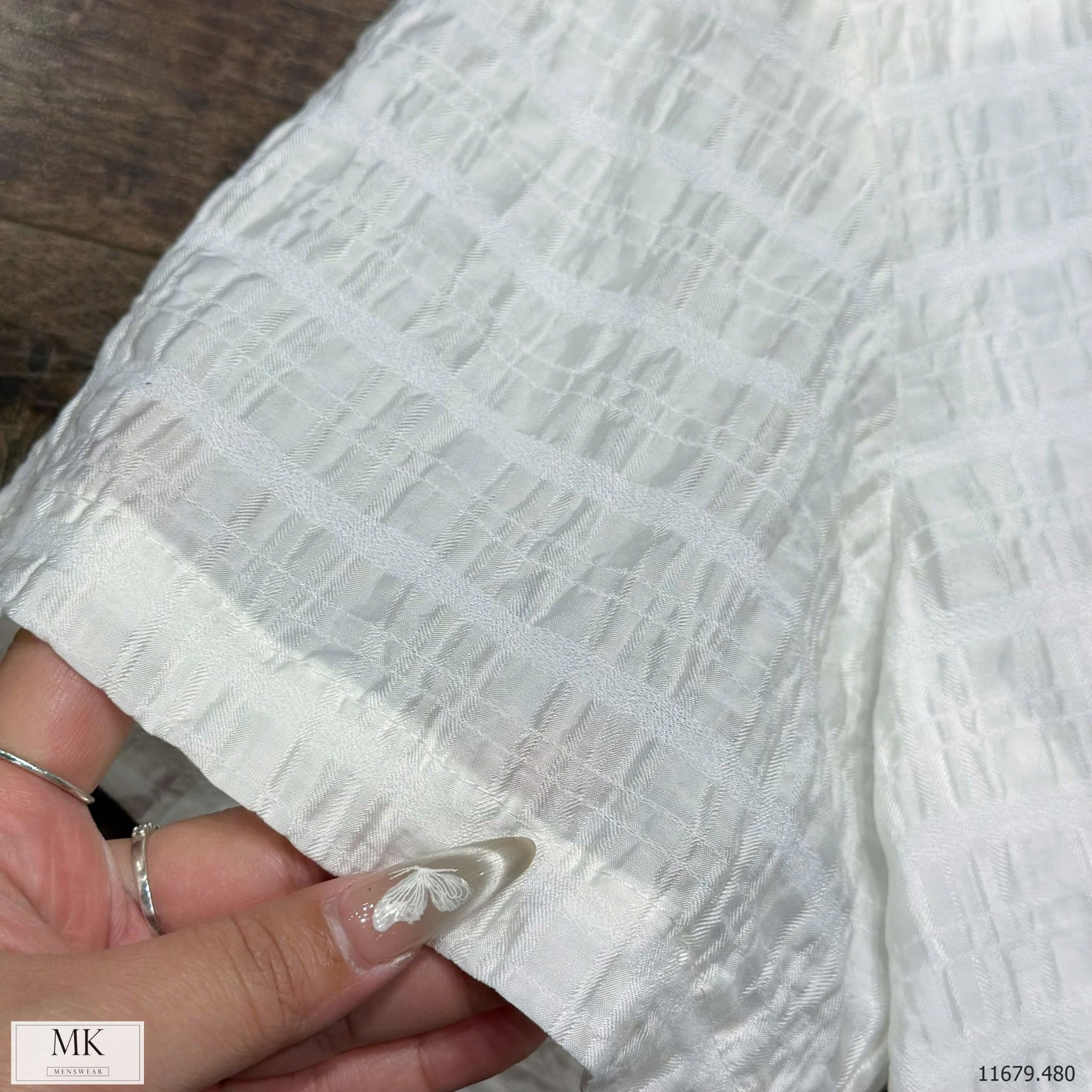  [ẢNH THẬT] Sơ Mi Ngắn Tay Nam 11679 Trắng Trơn 