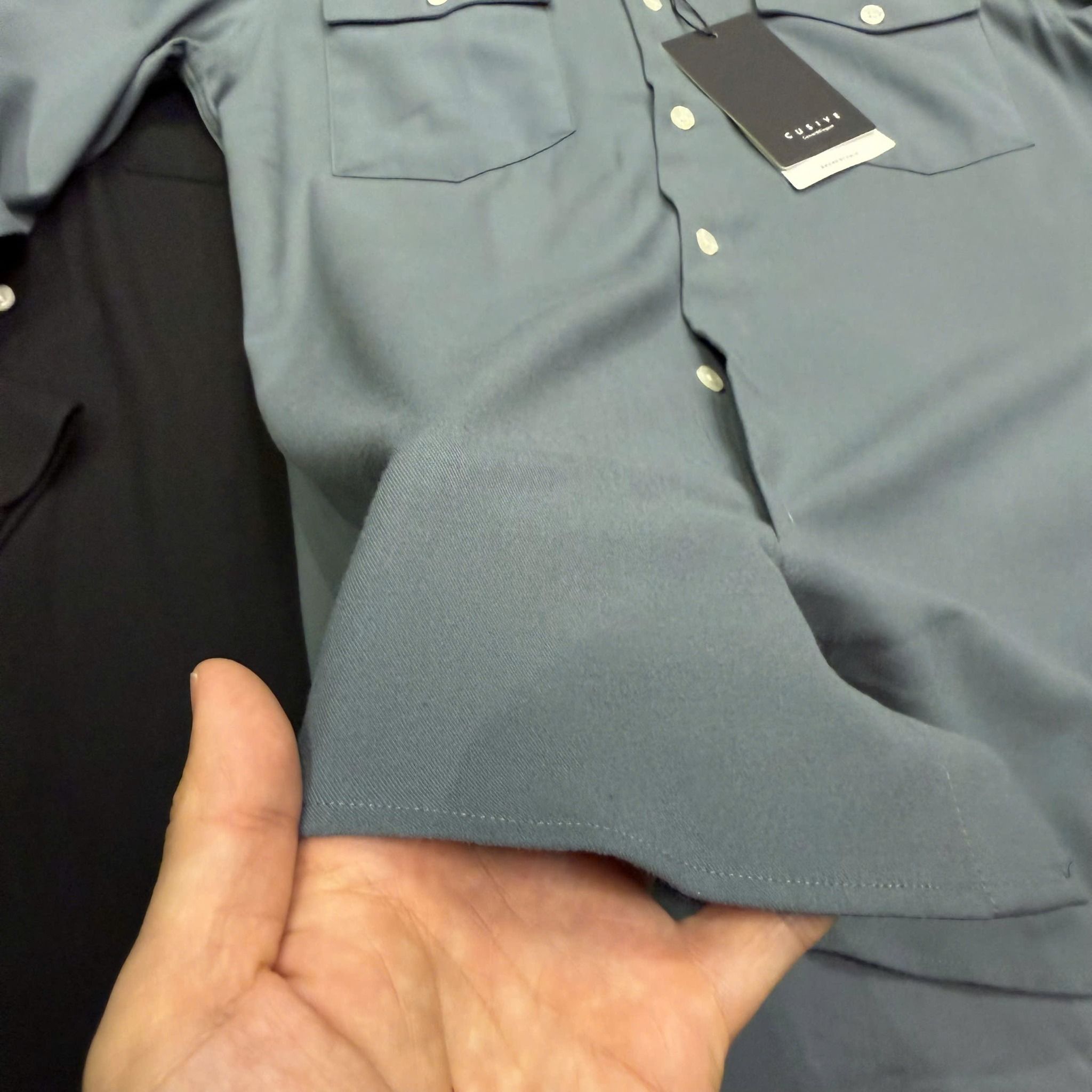  [ẢNH THẬT] Sơ Mi Dài Tay Nam Túi Hộp CC2065 