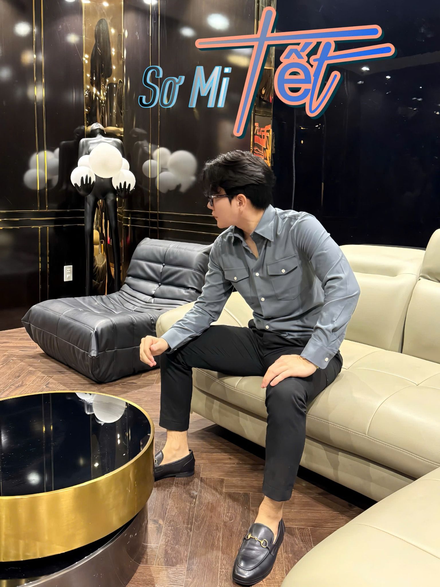  [ẢNH THẬT] Sơ Mi Dài Tay Nam Túi Hộp CC2065 