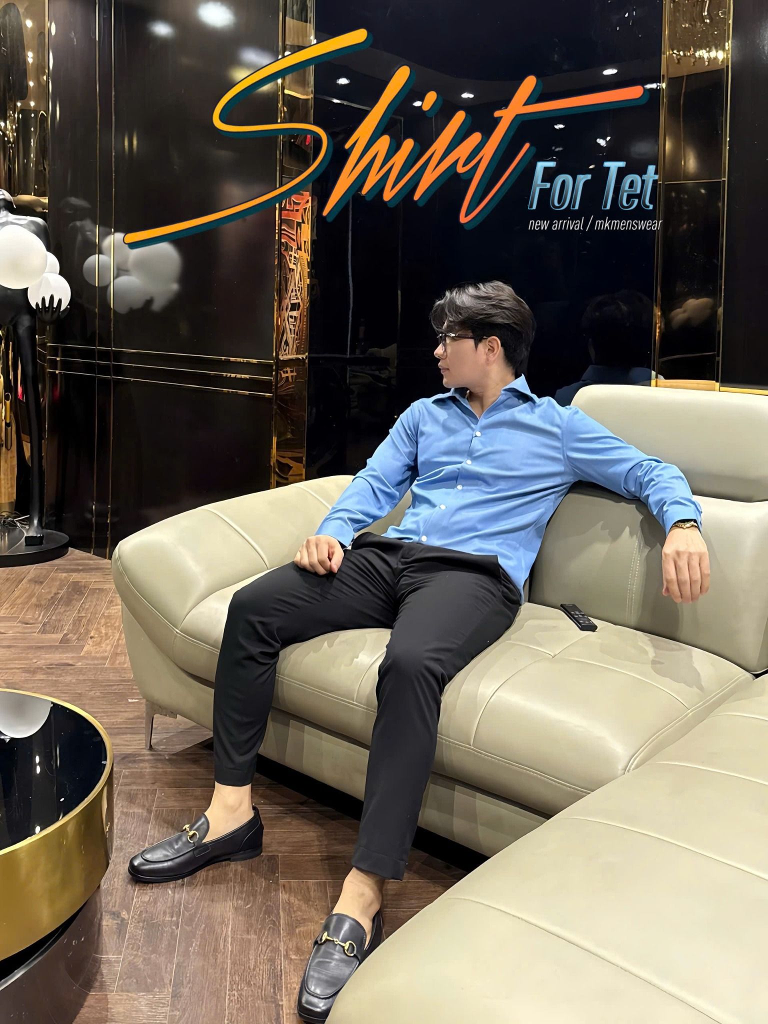  [ẢNH THẬT] Sơ Mi Dài Tay Nam Cổ V CC3705 Trơn 