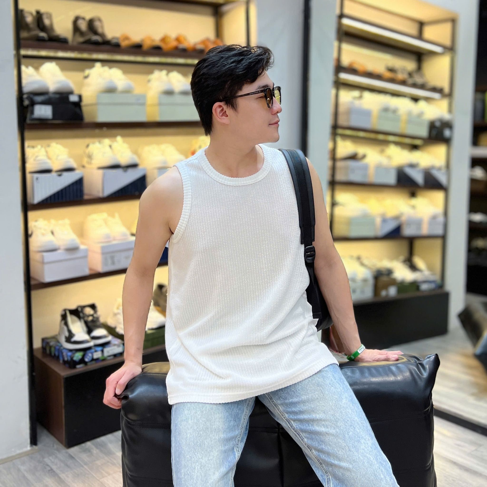  [ẢNH THẬT] Áo Ba Lỗ Nam Nữ 3 Màu Trơn 9026 