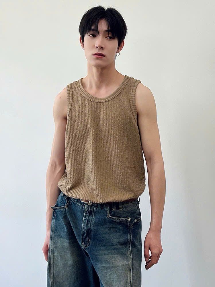  [ẢNH THẬT] Áo Ba Lỗ Nam Nữ 3 Màu Trơn 9026 