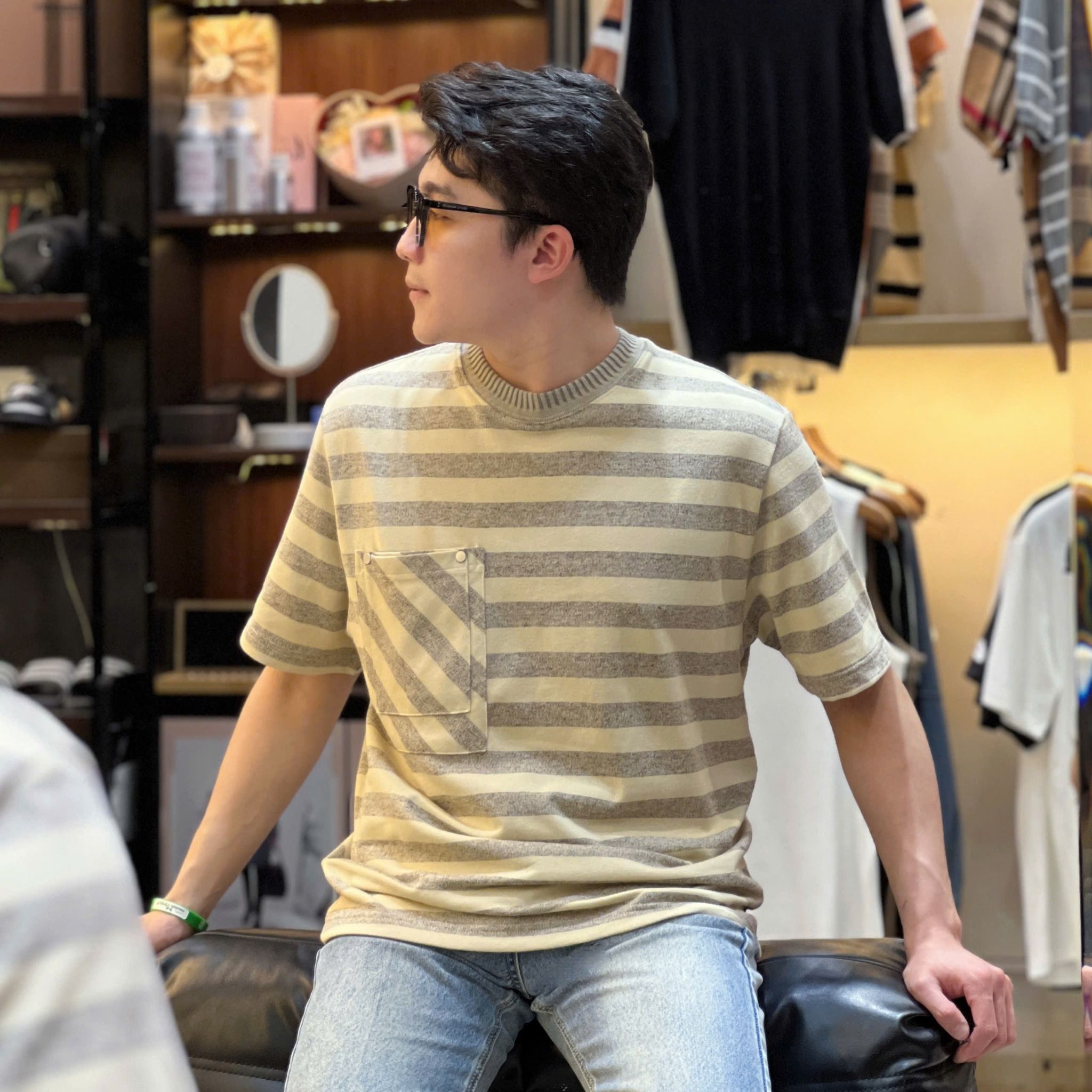  [ẢNH THẬT] Áo Phông Ngắn Tay Nam Nữ T5872 