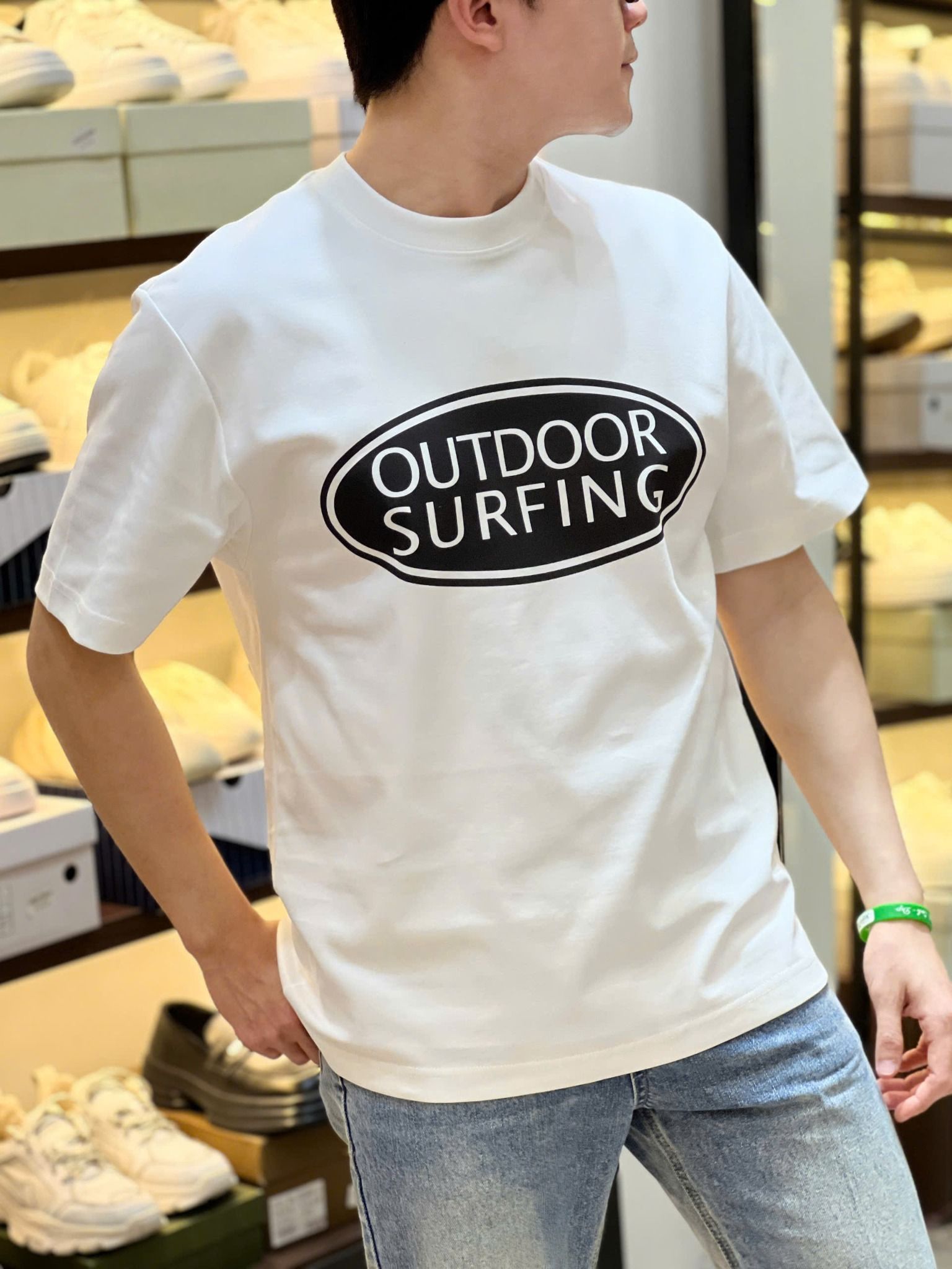  [ẢNH THẬT] Áo Phông Ngắn Tay Nam Nữ T5906 