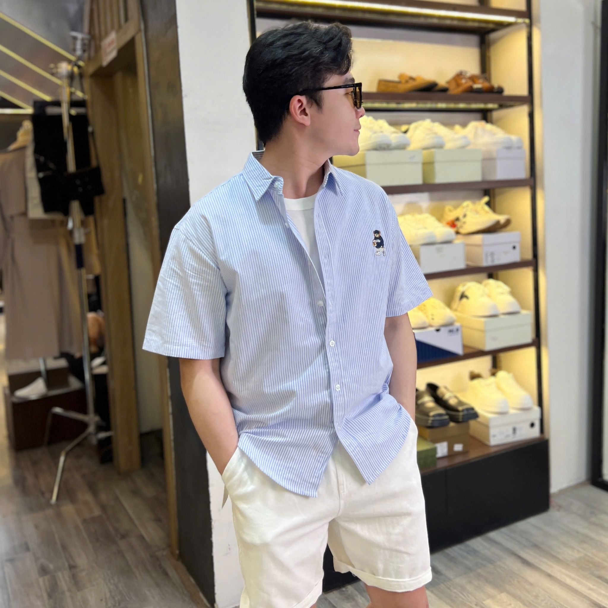  [ẢNH THẬT] Short Jean Trơn Nam KAF 25 