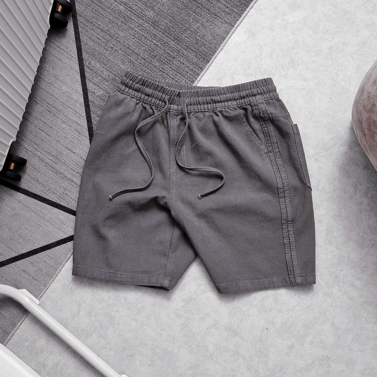  [ẢNH THẬT] Short Jean Trơn Nam KAF 25 