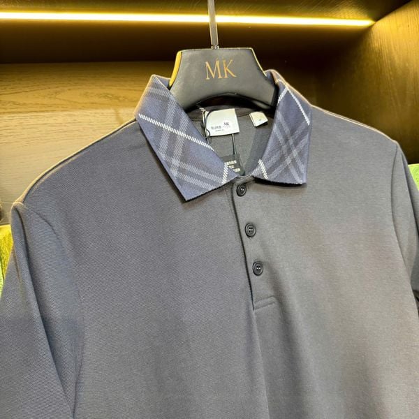  [ẢNH THẬT] Polo Nam Ngắn Tay Cổ Xám 