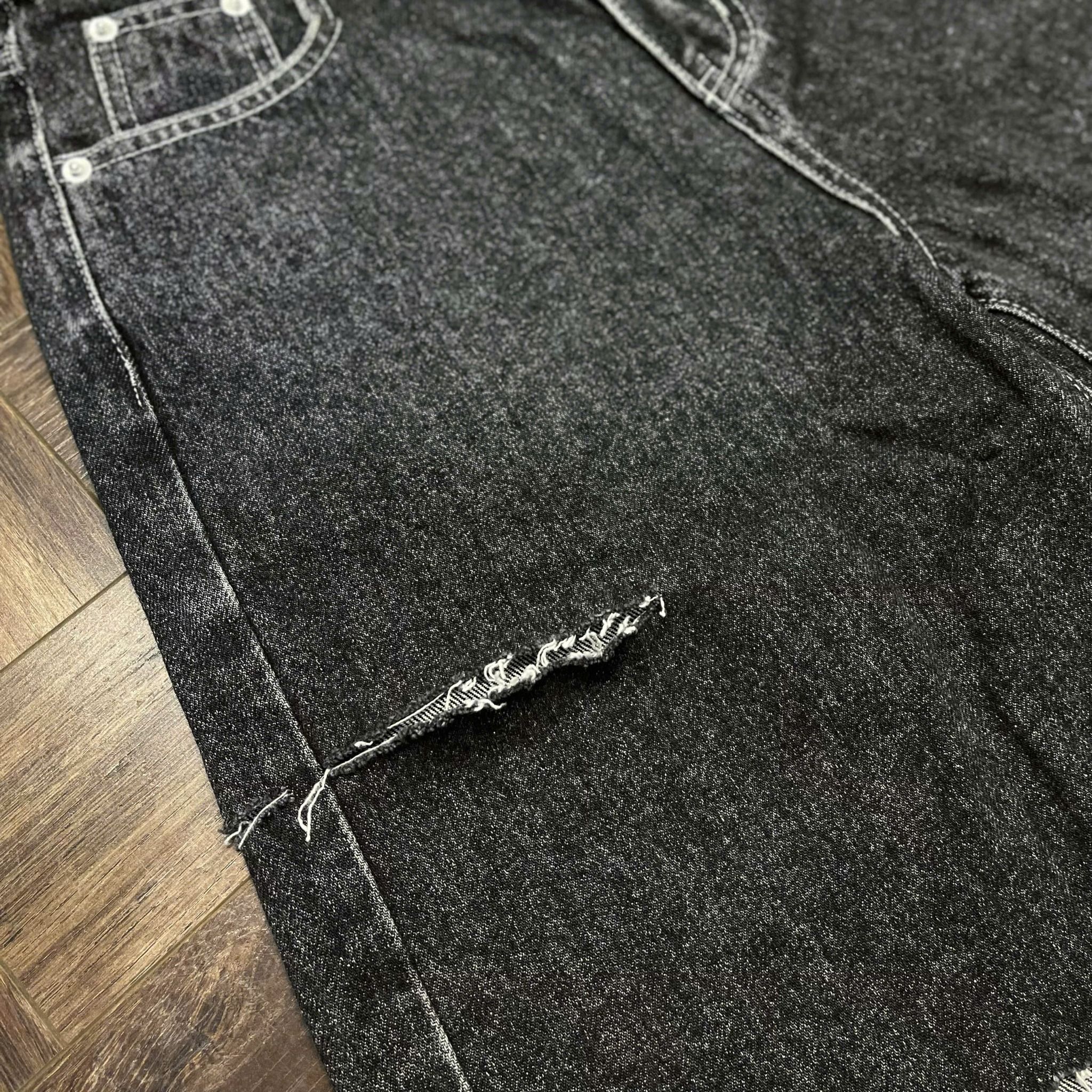  [ẢNH THẬT] Short Jean Nam Rách Đùi Trơn 
