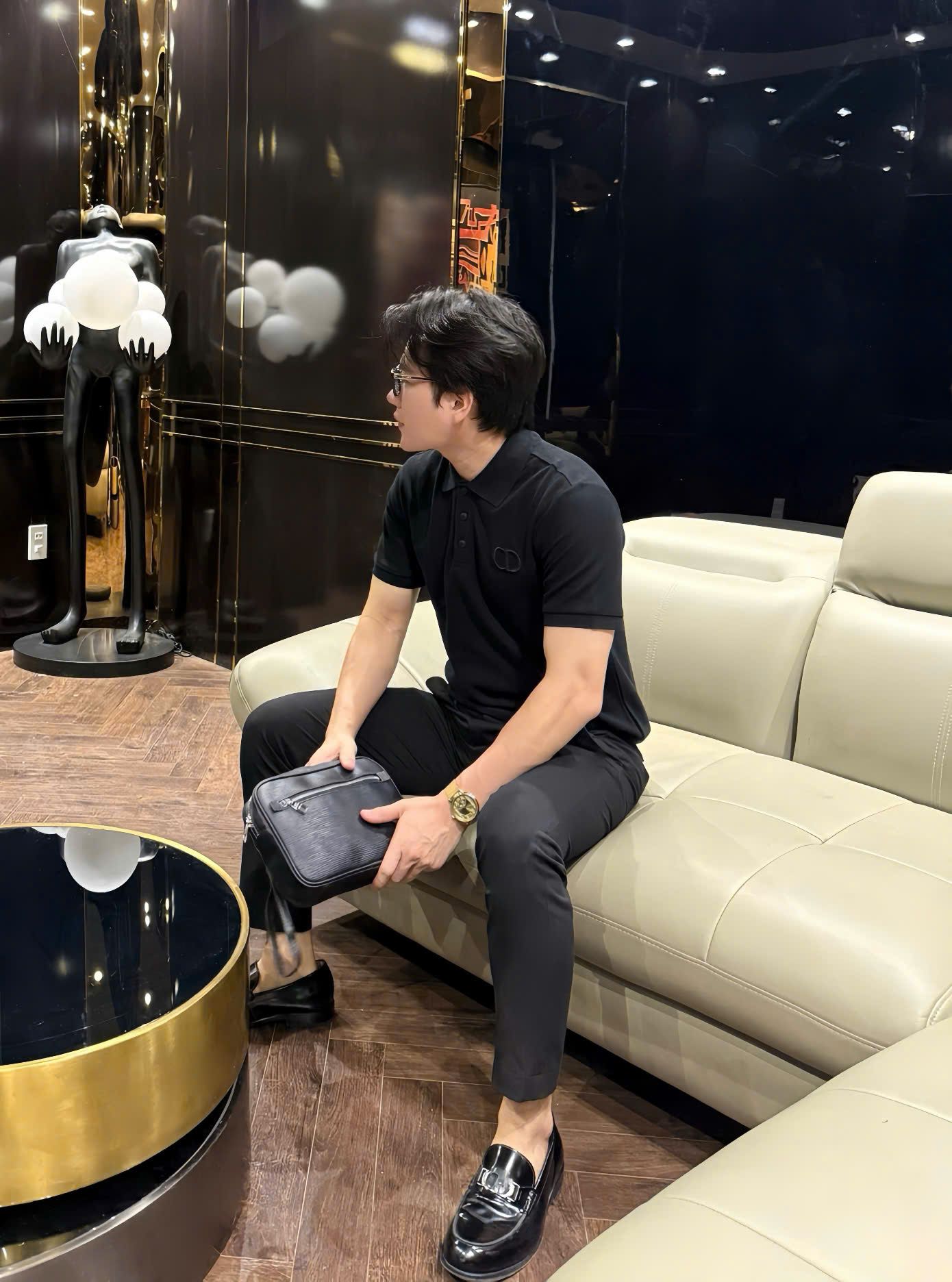  [ẢNH THẬT] Polo Ngắn Tay Nam Thêu Logo Ngực 25 