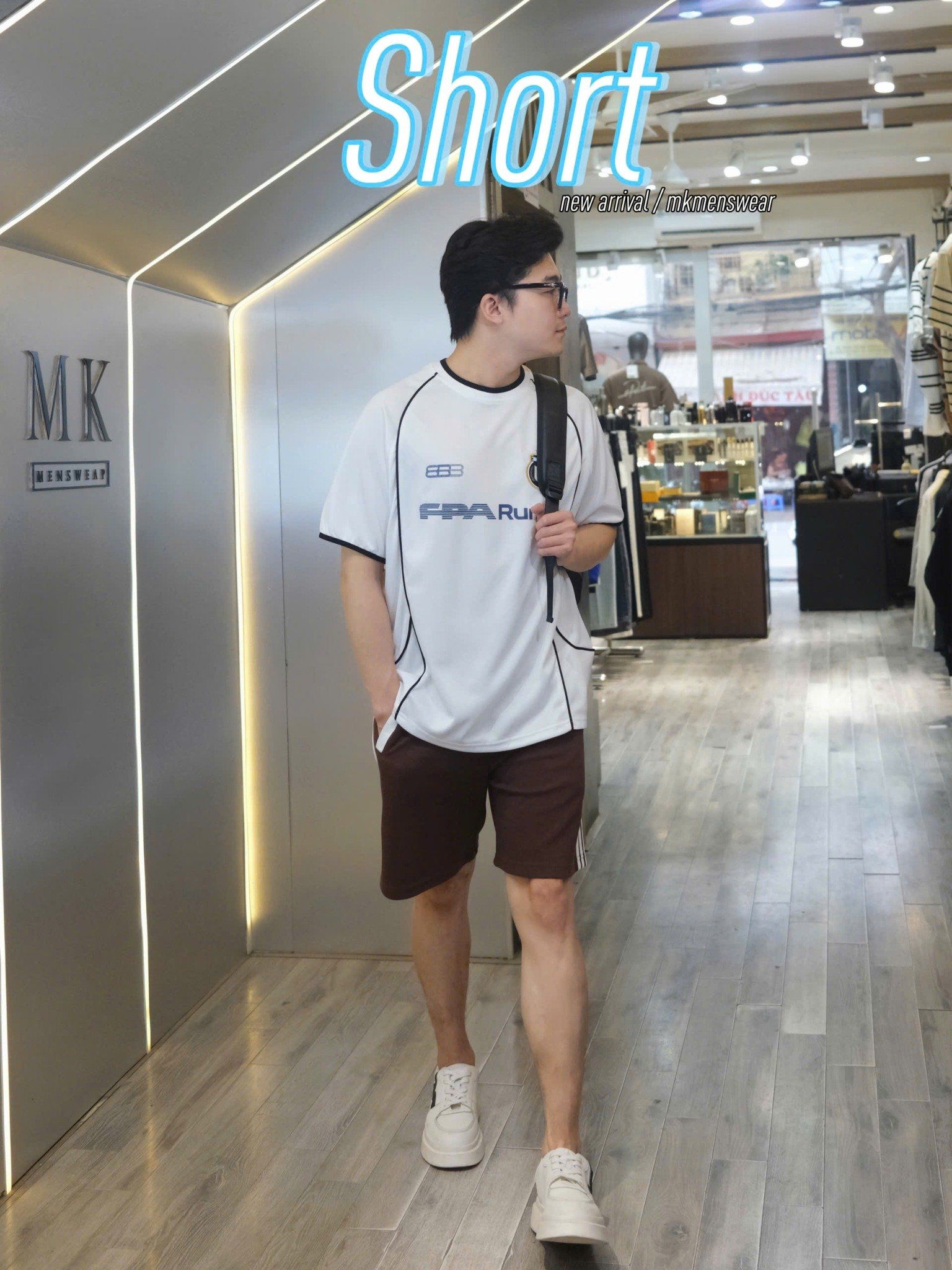  [ẢNH THẬT] Short Nỉ Nam Sọc Hông 9007 