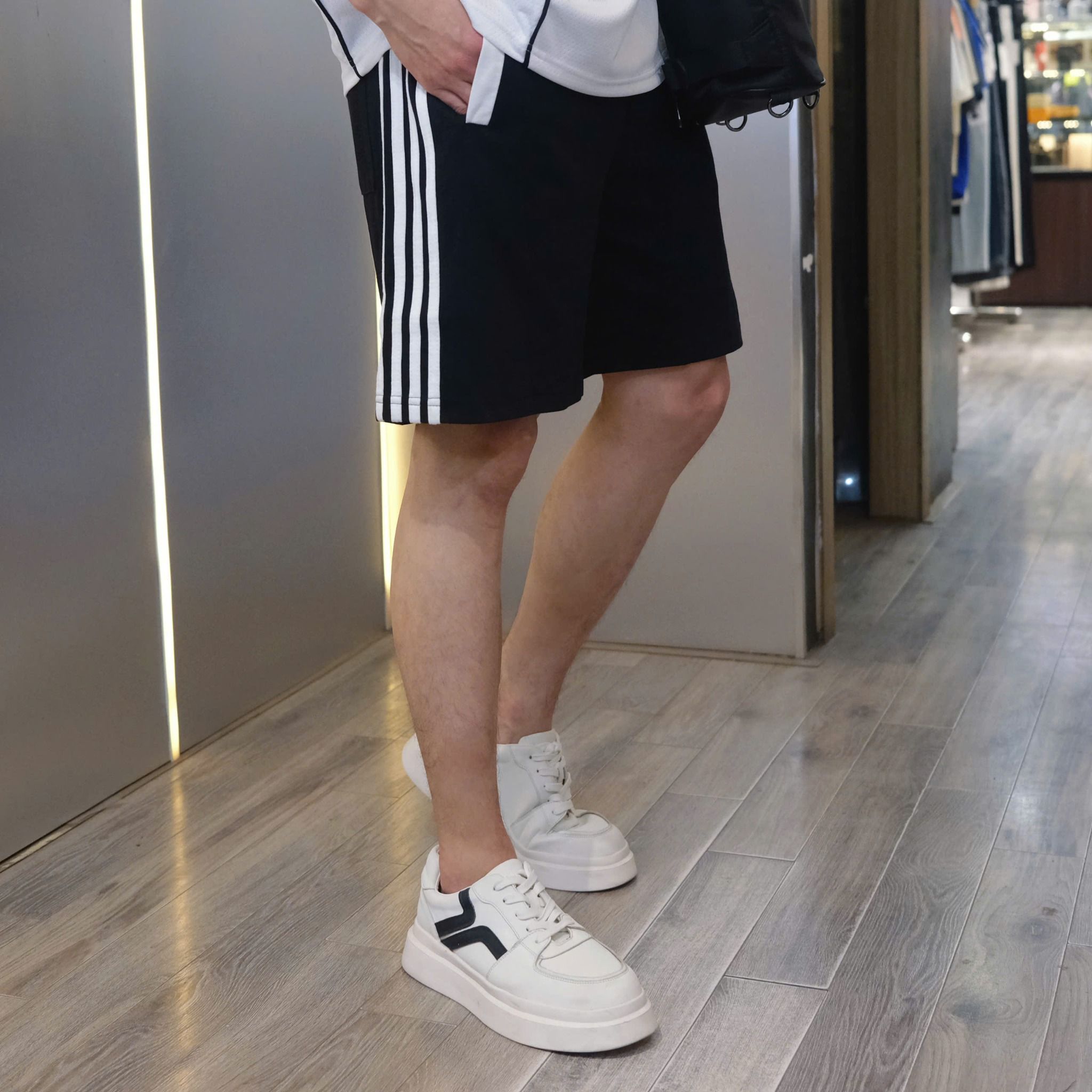  [ẢNH THẬT] Short Nỉ Nam Sọc Hông 9007 