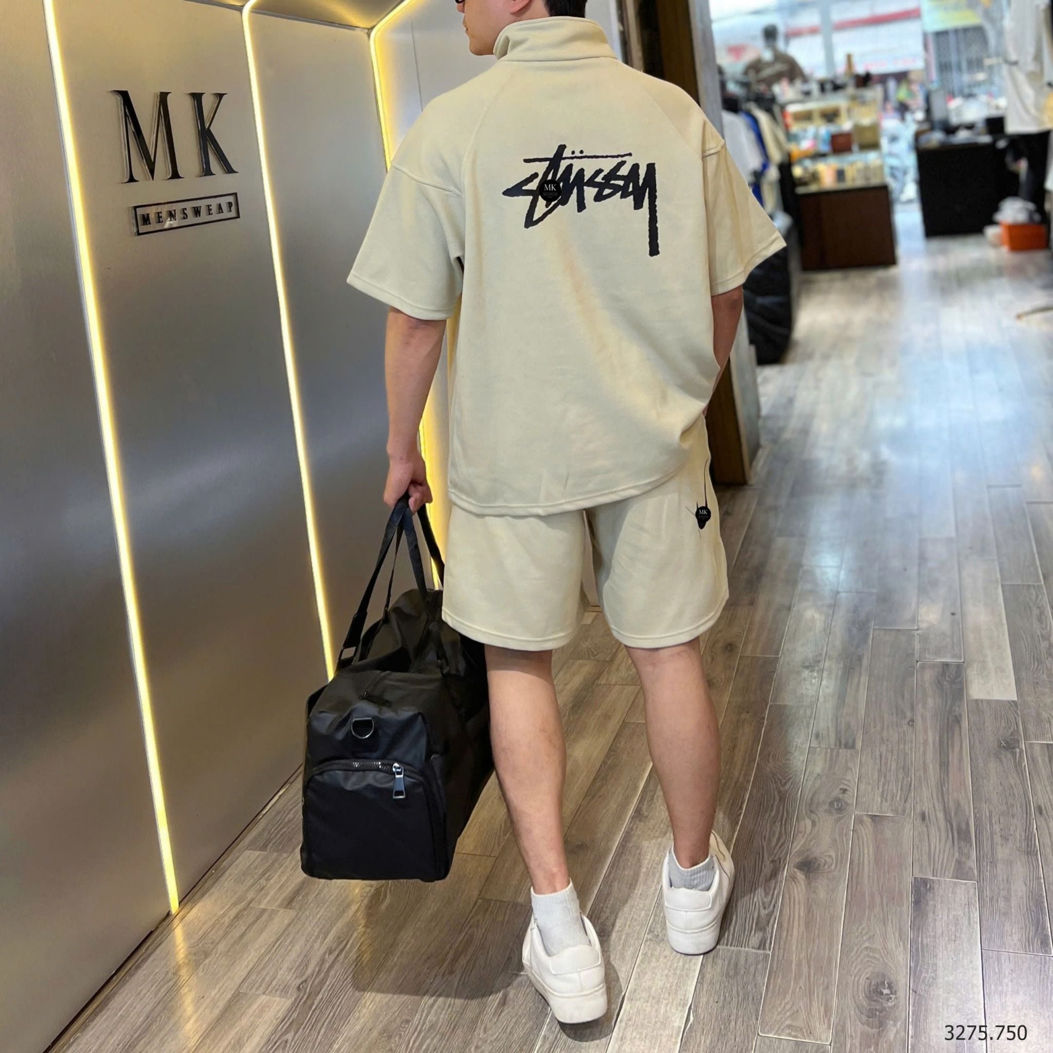  [ẢNH THẬT] Bộ Ngắn Tay Nam Logo Ngực 3275 