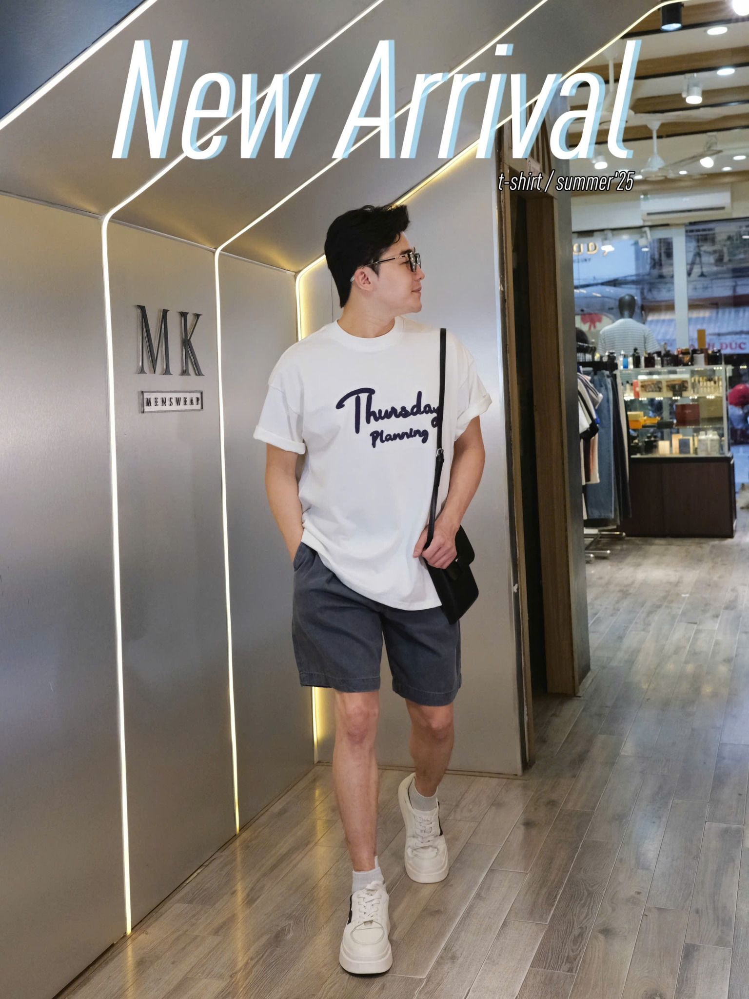  [ẢNH THẬT] Áo Phông Ngắn Tay Nam Thêu Chữ 3321 